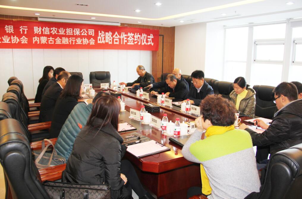 匯聚多方共識，共謀內(nèi)蒙古農(nóng)牧業(yè)產(chǎn)業(yè)新發(fā)展——四方銀企戰(zhàn)略合作洽談會召開